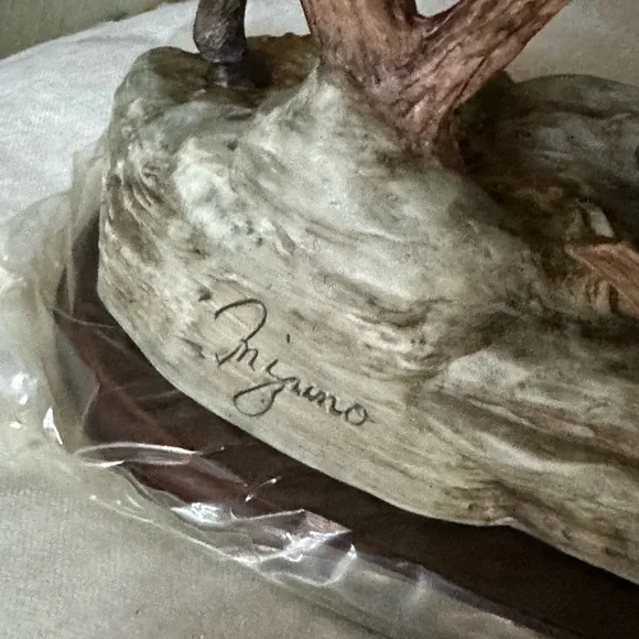 Home interiors and gifts Discontinued Gentle Giant Elk Masterpiece Porcelain - Picture 4 of 15